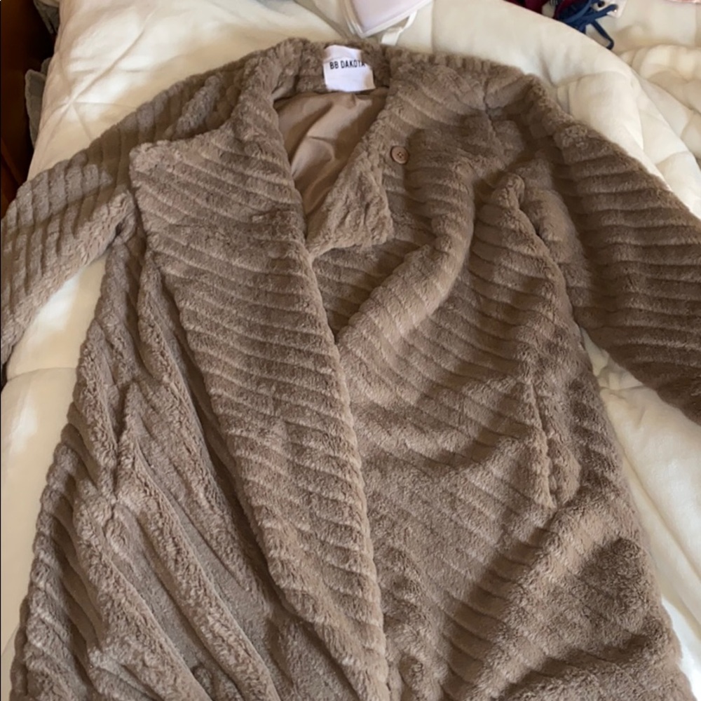 Faux Fur Coat